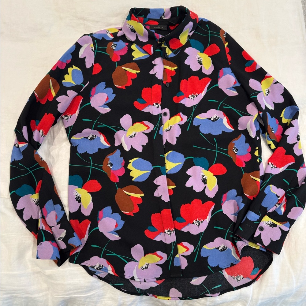 Halogen Multicolor Floral Blouse